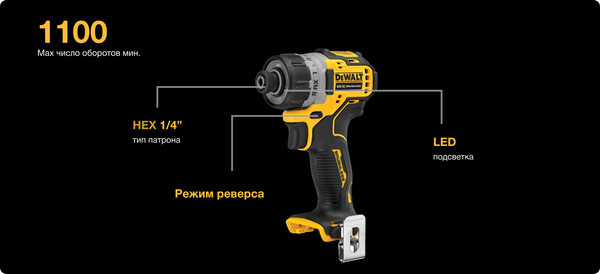 Профессиональный шуруповерт DeWalt DCF601N