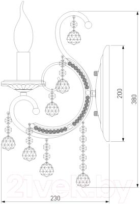 Бра Евросвет Collana 10096/1