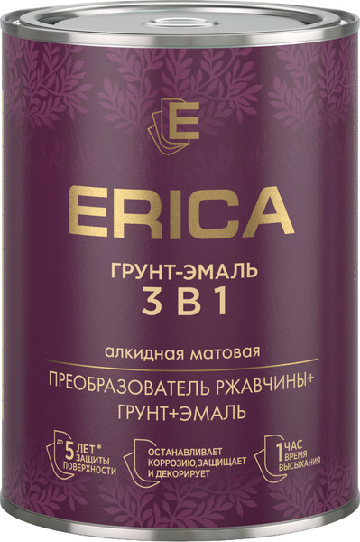 Грунт-эмаль Erica 3 в 1  - фото