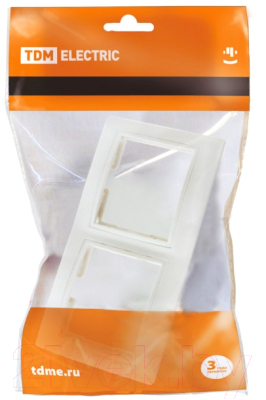Рамка для выключателей и розеток TDM Таймыр SQ1814-0026