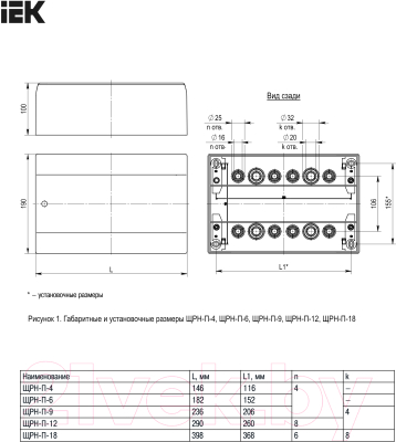 Бокс пластиковый IEK MKP82-N-12-41-10