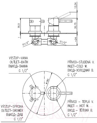 Смеситель Slezak RAV Seina SE986KCMAT (черный)