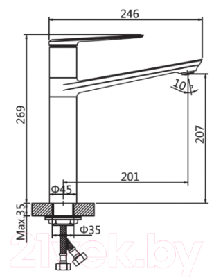 Смеситель AV Engineering AVBEN4-A454