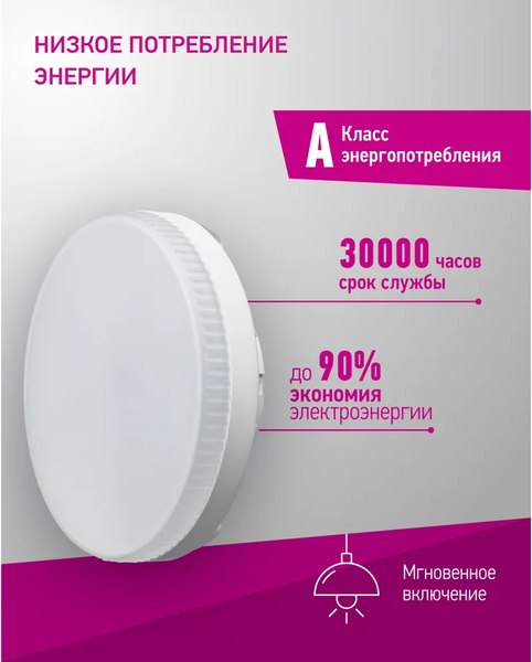 Лампа Онлайт OLL-GX53-12-230-6.5K