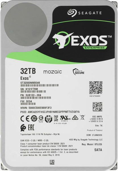 Жесткий диск Seagate Exos M 32ТБ (ST32000NM004K) - фото