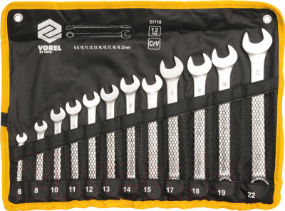 Набор ключей Vorel 51710 - фото