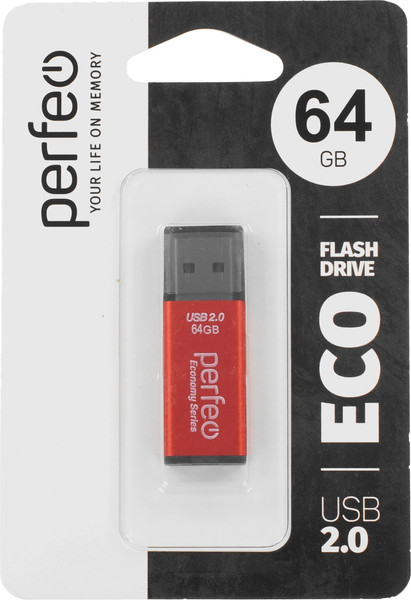 USB flash накопитель Perfeo 64GB E03 / PF-E03R064ES - фото