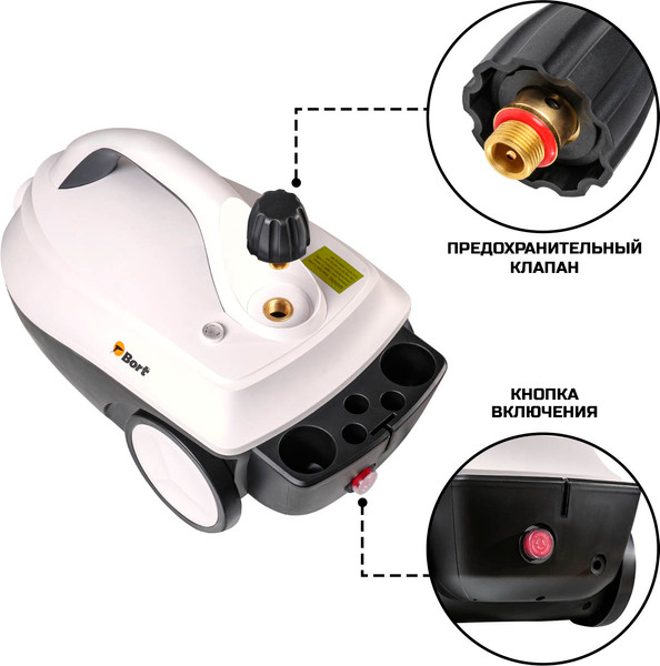 Пароочиститель Bort BDR-2400-R