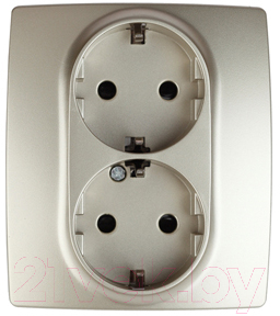 Розетка ЭРА Schuko 12-2104-04 / Б0014702 - фото