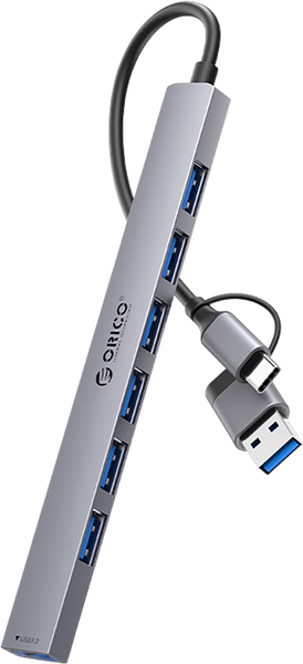 USB-хаб Orico YSA2-U3-GY-BP - фото