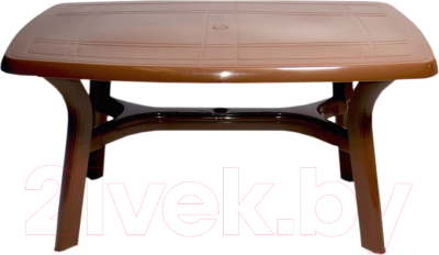 Стол пластиковый Стандарт Пластик Групп Групп Премиум 140х85 (шоколадный) - фото