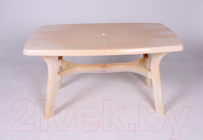 Стол пластиковый Стандарт Пластик Групп Премиум 140х85 (лессир самшит)