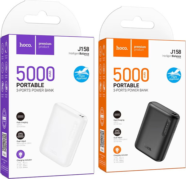 Портативное зарядное устройство Hoco J158 5000mAh