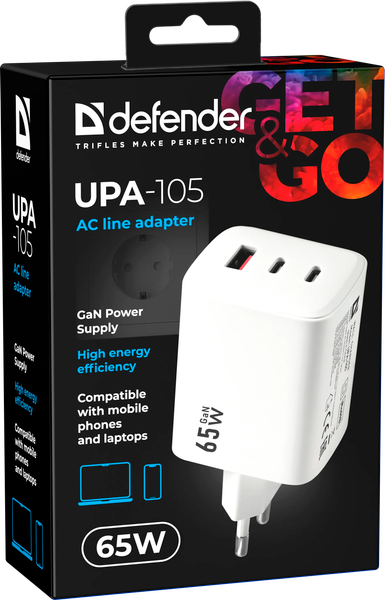 Адаптер питания сетевой Defender UPA-105 / 83265