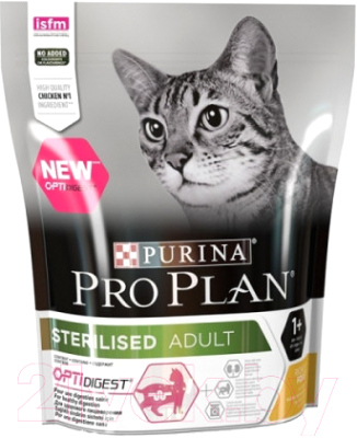 Сухой корм для кошек Pro Plan Sterilised с курицей - фото