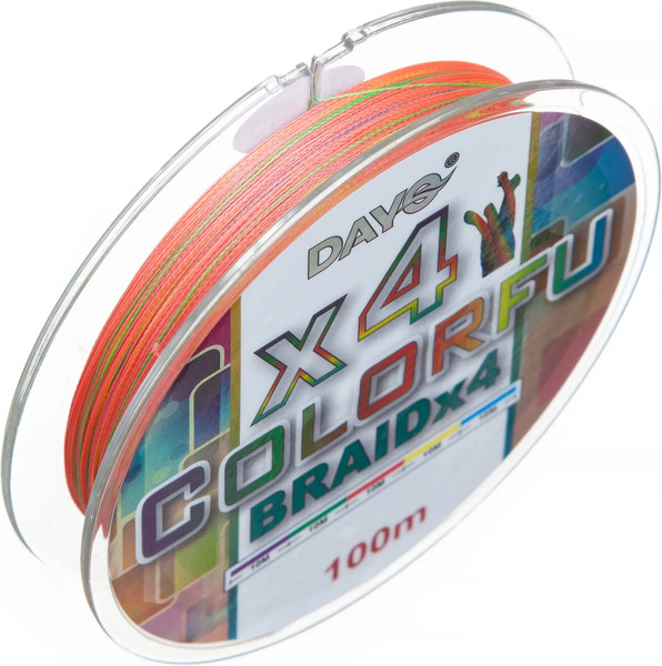 Леска плетеная Dayo Colorfu X4 / 624610-18 - фото