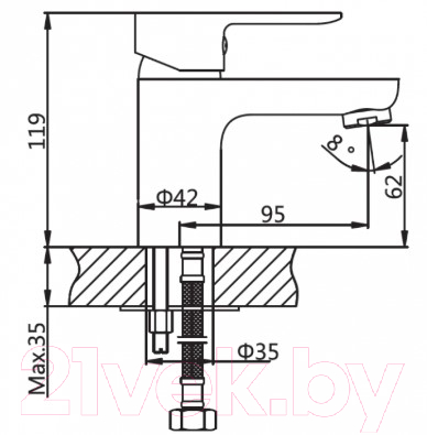 Смеситель AV Engineering AVLOR1-A359