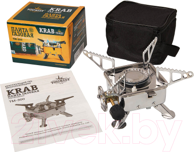 Горелка газовая туристическая Tourist Krab / TM-300