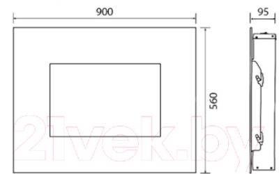 Электрокамин Electrolux EFP/W-1250ULS