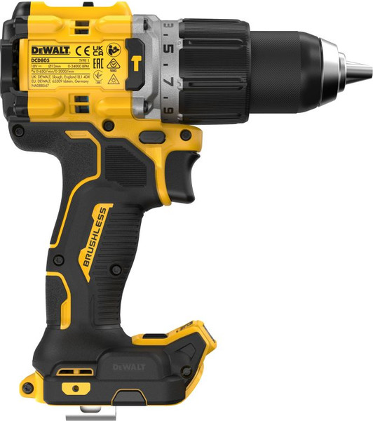 Профессиональная дрель-шуруповерт DeWalt DCD805H2T