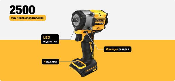 Профессиональный гайковерт DeWalt DCF923P2G