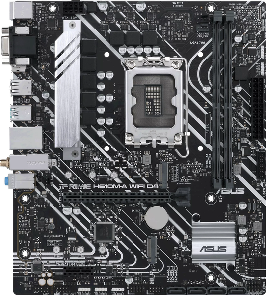 Материнская плата Asus Prime H610M-A WiFi D4 - фото