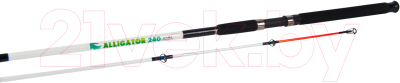 Удилище Helios Alligator 240 (черный/белый)