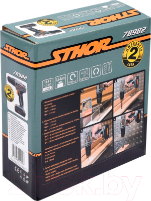 Аккумуляторная дрель-шуруповерт Sthor 78982