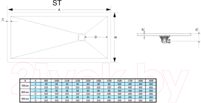 Душевой поддон RGW 16152816-01