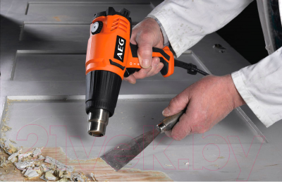 Профессиональный строительный фен AEG Powertools HG 600 VK