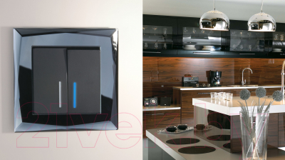 Рамка для выключателей и розеток Werkel Diamant WL08-Frame-01 / A029843