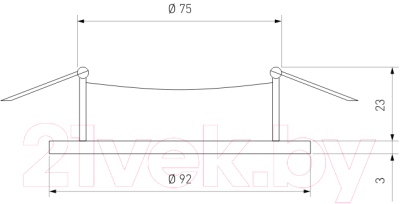 Точечный светильник Elektrostandard 1061/1 MR16 BK
