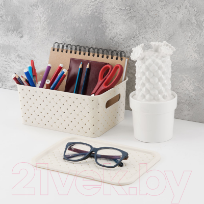 Корзина Violet Береста 3л с крышкой 521126