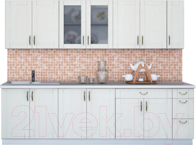 Готовая кухня Интерлиния Мила Крафт 2.7 - фото