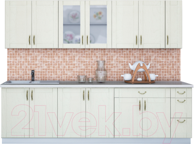 Готовая кухня Интерлиния Мила Крафт 2.7 - фото