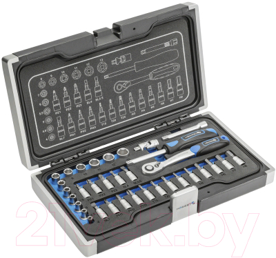 Универсальный набор инструментов Hoegert HT1R464 - фото