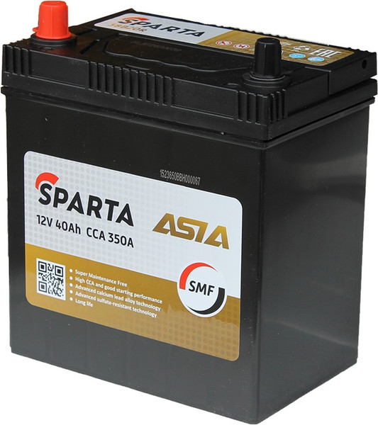 Автомобильный аккумулятор SPARTA Asia 38B20R L+ 350A