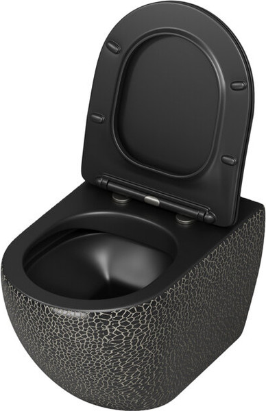 Унитаз подвесной с инсталляцией Grossman Color GR-4411BBLS + GROHE Rapid SL 38772001