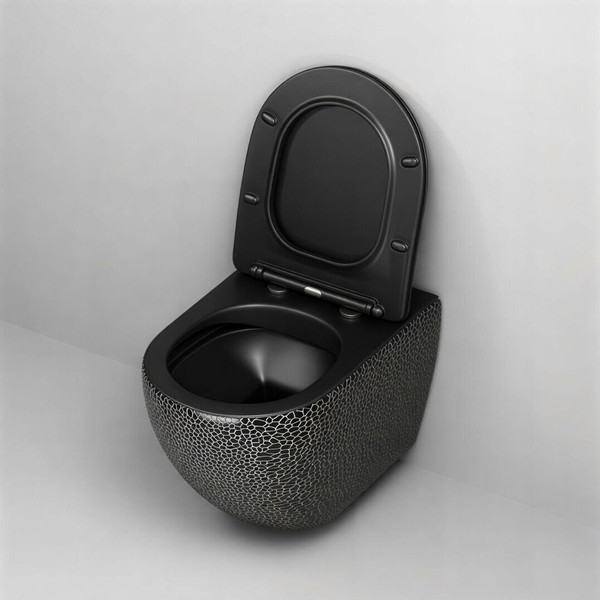 Унитаз подвесной с инсталляцией Grossman Color GR-4411BBLS + GROHE Rapid SL 38772001