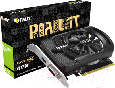 Видеокарта Palit GTX 1650 StormX 4GB GDDR5 (NE51650006G1-1170F)