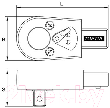Трещотка Toptul ANAL0116