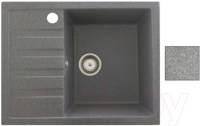 Мойка кухонная БелЭворс Vega R (серый) - фото