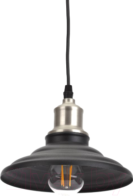 Потолочный светильник ЭРА PL4 BK/BN / Б0037439 - фото