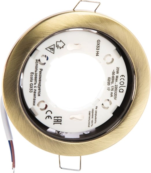 Точечный светильник Ecola FN53H4ECB - фото