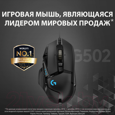 Мышь Logitech G502 / 910-005470