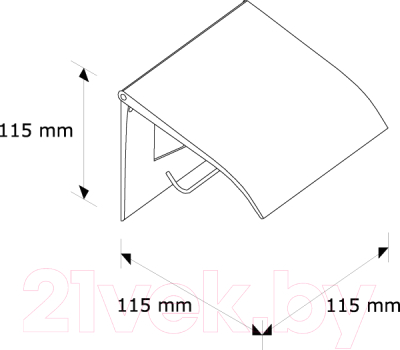 Держатель для туалетной бумаги Merida U1S