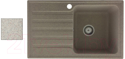 Мойка кухонная БелЭворс Styl R (темно-бежевый) - фото