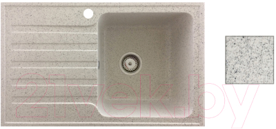 Мойка кухонная БелЭворс Styl R (олово) - фото