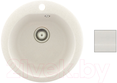 Мойка кухонная БелЭворс Nika (белый) - фото