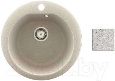 Мойка кухонная БелЭворс Nika (олово) - фото